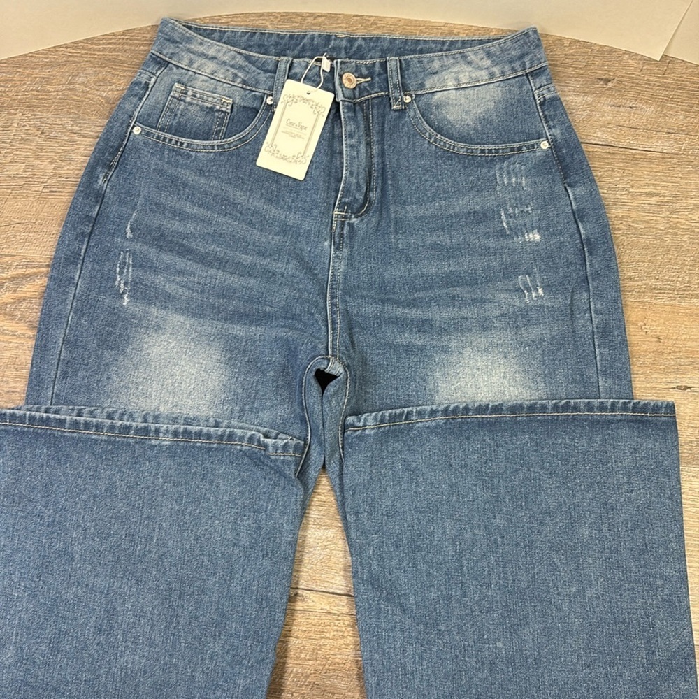 NWT Coeur De Vague Women’s High Rise Flare Leg Jeans Size Medium